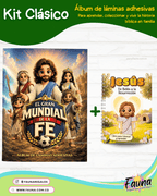 ⚽✨ El Gran Mundial de la Fe – Álbum de Láminas Bíblico para Niños (incluye todas las láminas)