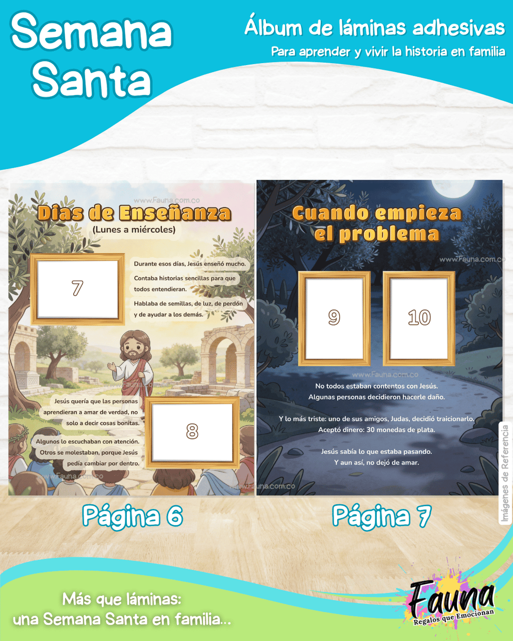 Álbum de Láminas de la Semana Santa 2026 – Para Niños (Incluye todas las láminas)