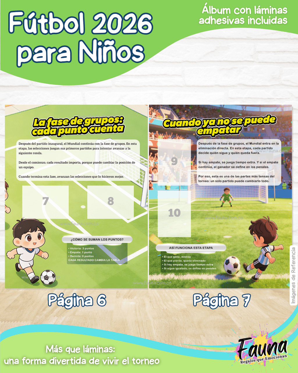 Álbum de Láminas de Fútbol 2026 para Niños (Incluye todas las láminas)