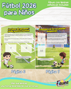 Álbum de Láminas de Fútbol 2026 para Niños (Incluye todas las láminas)