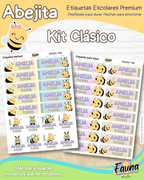 Abejita 🐝 - Etiquetas Escolares Premium Personalizadas