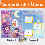 El Desfile de las Linternas Encantadas  – Álbum con Láminas tipo Panini 🎃
