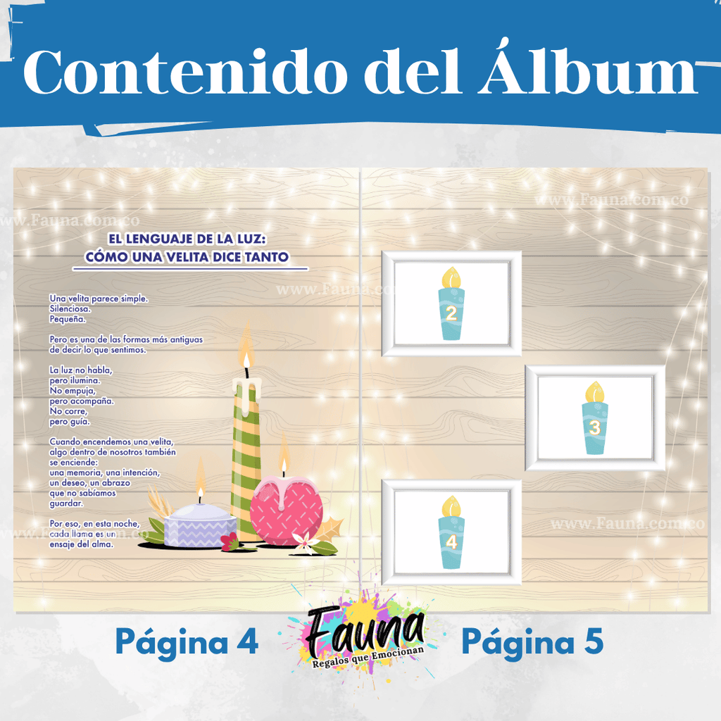 Álbum Día de las Velitas 2025 – Álbum con Láminas tipo Panini 🕯️