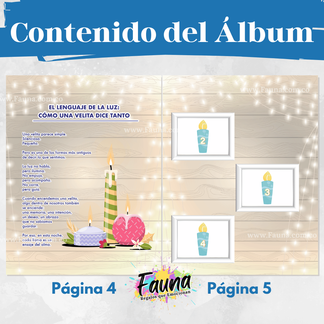 Álbum Día de las Velitas 2025 – Álbum con Láminas tipo Panini 🕯️