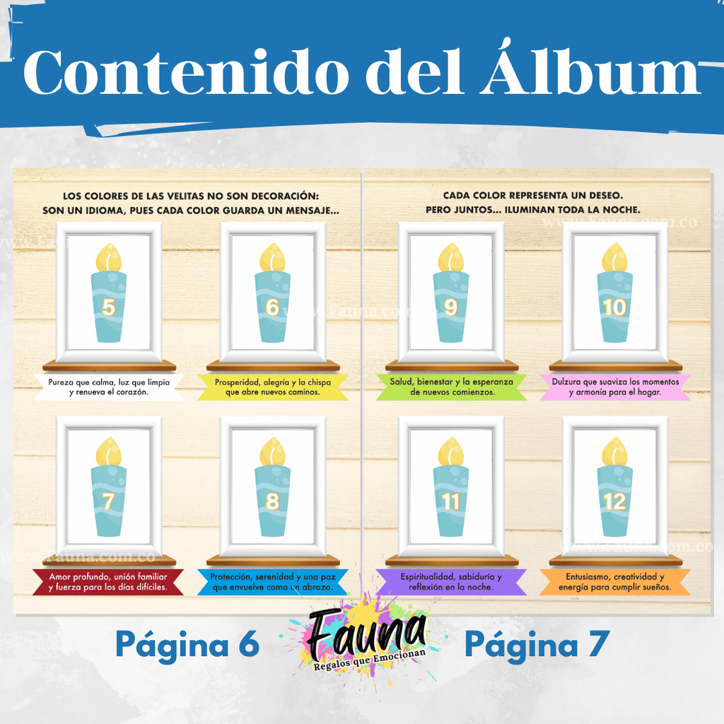 Álbum Día de las Velitas 2025 – Álbum con Láminas tipo Panini 🕯️