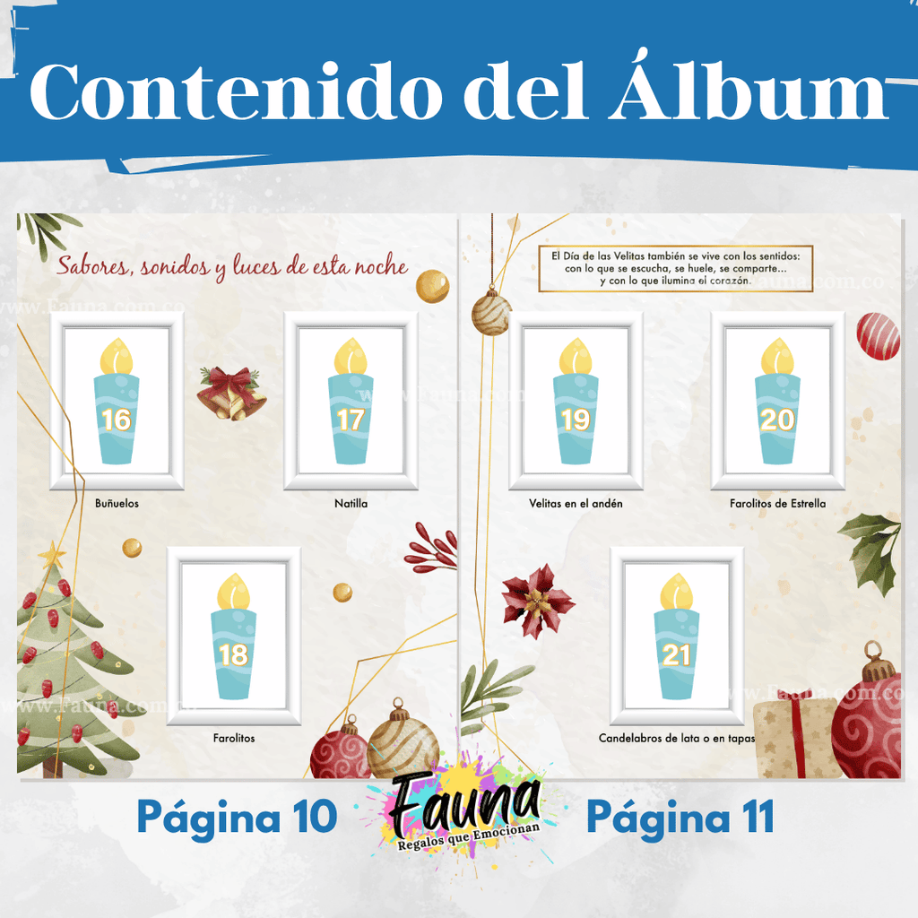Álbum Día de las Velitas 2025 – Álbum con Láminas tipo Panini 🕯️