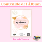 Álbum de Láminas para Aniversario Personalizado con 18 Fotos - Fauna Regalos que emocionan