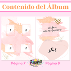 Álbum de Láminas para Aniversario Personalizado con 18 Fotos - Fauna Regalos que emocionan