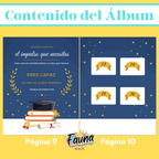 Álbum de Láminas de Grado Personalizado con 18 Fotos - Fauna Regalos que emocionan