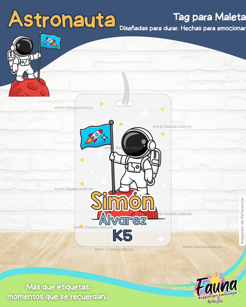 Astronauta 🚀 - Etiquetas Escolares Premium Personalizadas