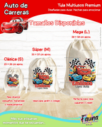 Auto de Carreras 🏎️ - Tula personalizada para niño – multiusos con nombre