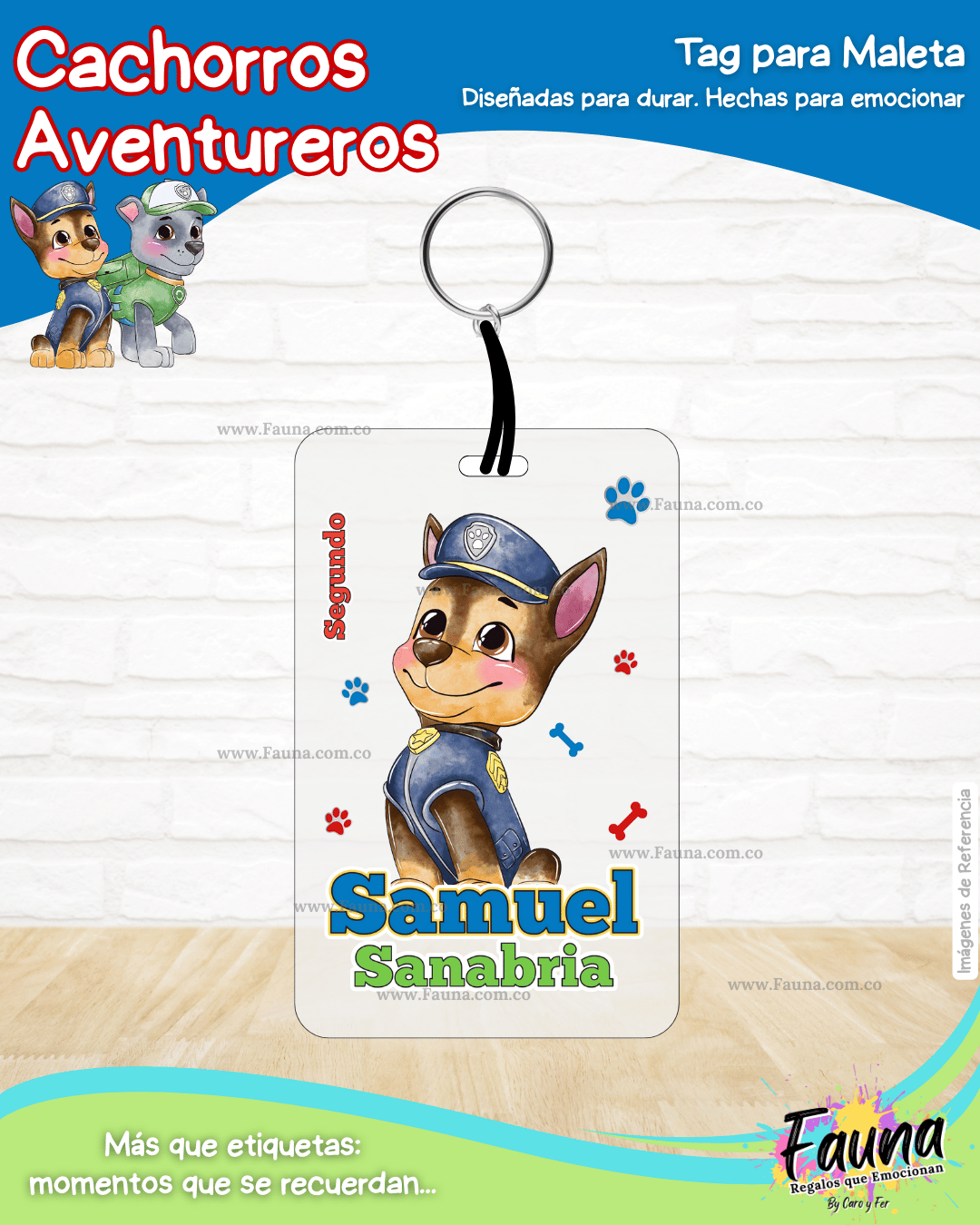 Cachorros Aventureros 🐾 - Etiquetas Escolares Premium Personalizadas