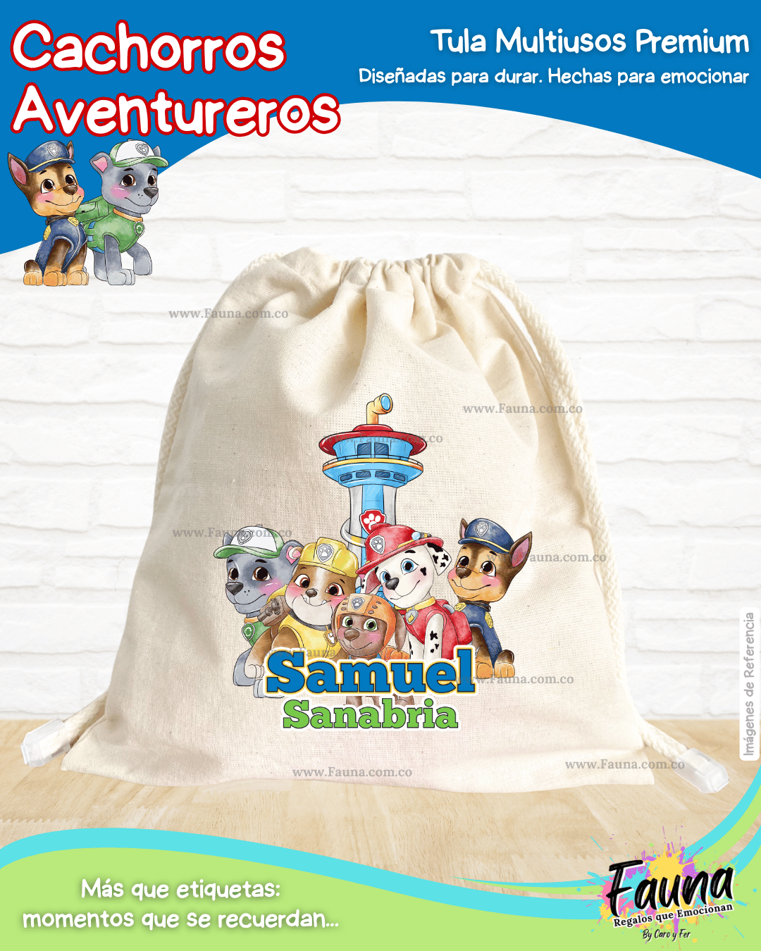 Cachorros Aventureros 🐾 - Etiquetas Escolares Premium Personalizadas