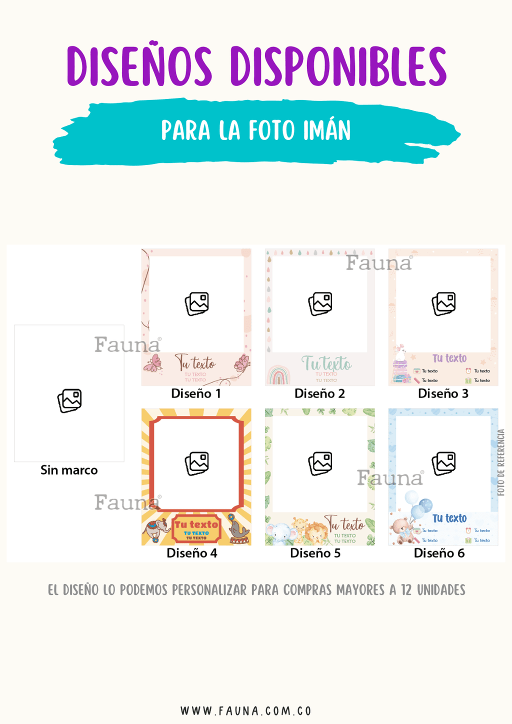 Foto Imán - Fauna Regalos que emocionan