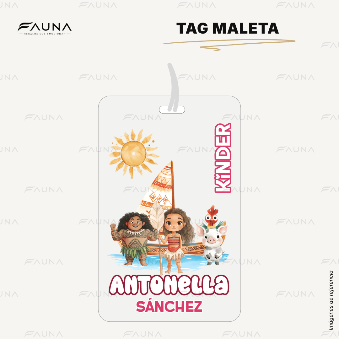 Aventurera del Océano 🌺 - Etiquetas Escolares Premium Personalizadas