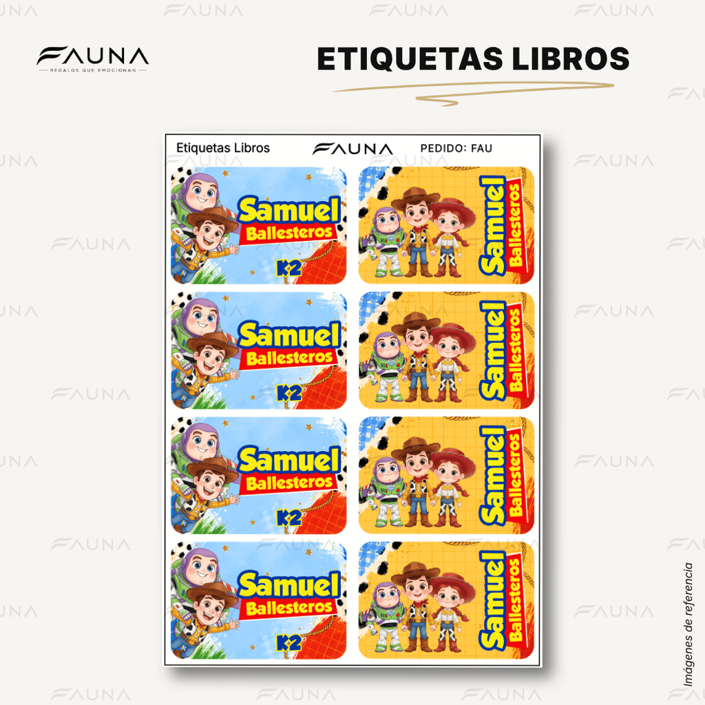 Juguetes Aventureros 🧸 - Etiquetas Escolares Premium Personalizadas