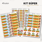 Juguetes Aventureros 🧸 - Etiquetas Escolares Premium Personalizadas