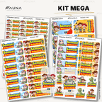 Juguetes Aventureros 🧸 - Etiquetas Escolares Premium Personalizadas