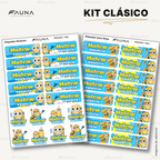 Locuras Amarillas 🍌 - Etiquetas Escolares Premium Personalizadas