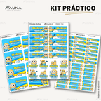 Locuras Amarillas 🍌 - Etiquetas Escolares Premium Personalizadas