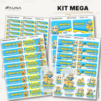 Locuras Amarillas 🍌 - Etiquetas Escolares Premium Personalizadas