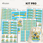 Locuras Amarillas 🍌 - Etiquetas Escolares Premium Personalizadas