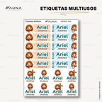 Mi Amigo Jesús 🙏 - Etiquetas Escolares Premium Personalizadas