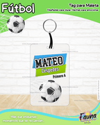 Fútbol Niño ⚽ - Etiquetas Escolares Premium Personalizadas