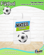 Fútbol Niño ⚽ - Etiquetas Escolares Premium Personalizadas