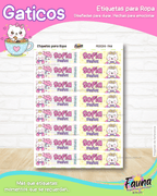 Gaticos 🐾 - Etiquetas Escolares Premium Personalizadas