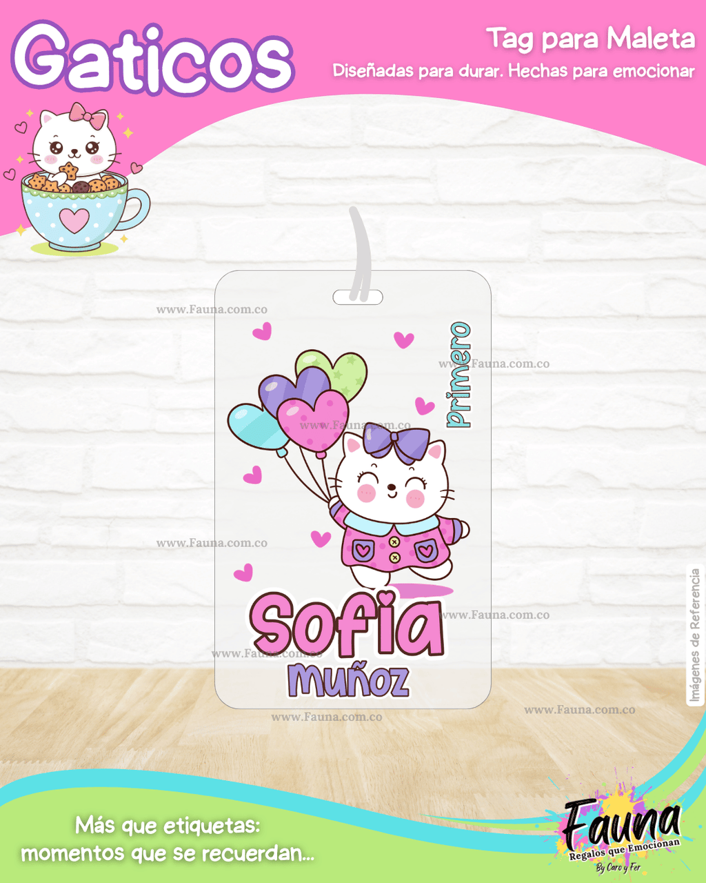 Gaticos 🐾 - Etiquetas Escolares Premium Personalizadas