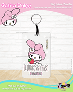 Gatita Dulce 🌸 - Etiquetas Escolares Premium Personalizadas
