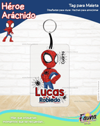 Héroe Arácnido 🕷️ - Etiquetas Escolares Premium Personalizadas