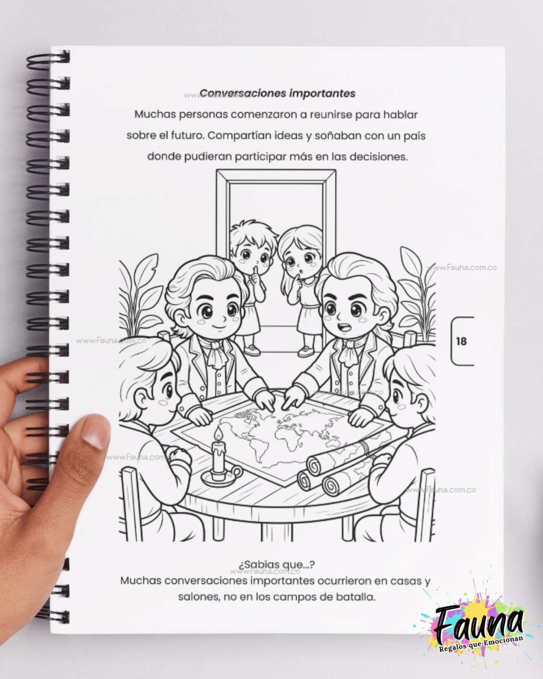 Libro para Colorear y Aprender - La Historia de Colombia para Niños