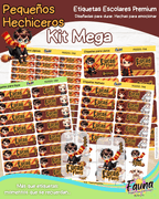 Pequeños Hechiceros 🪄 - Etiquetas Escolares Premium Personalizadas