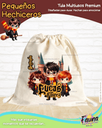 Pequeños Hechiceros 🪄 - Tula personalizada para niños – multiusos con nombre