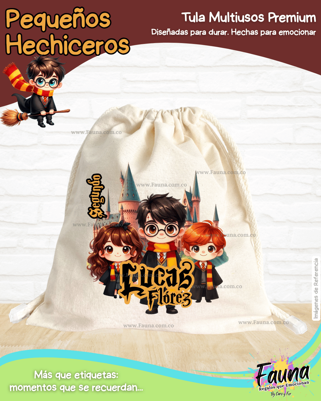 Pequeños Hechiceros 🪄 - Etiquetas Escolares Premium Personalizadas