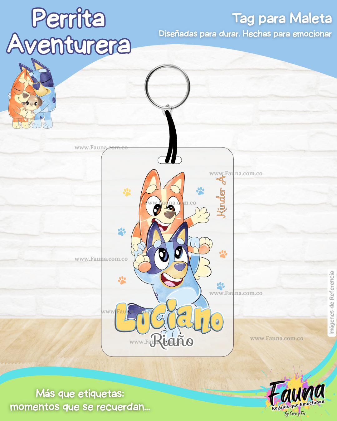 Perrita Aventurera 🐾 - Etiquetas Escolares Premium Personalizadas