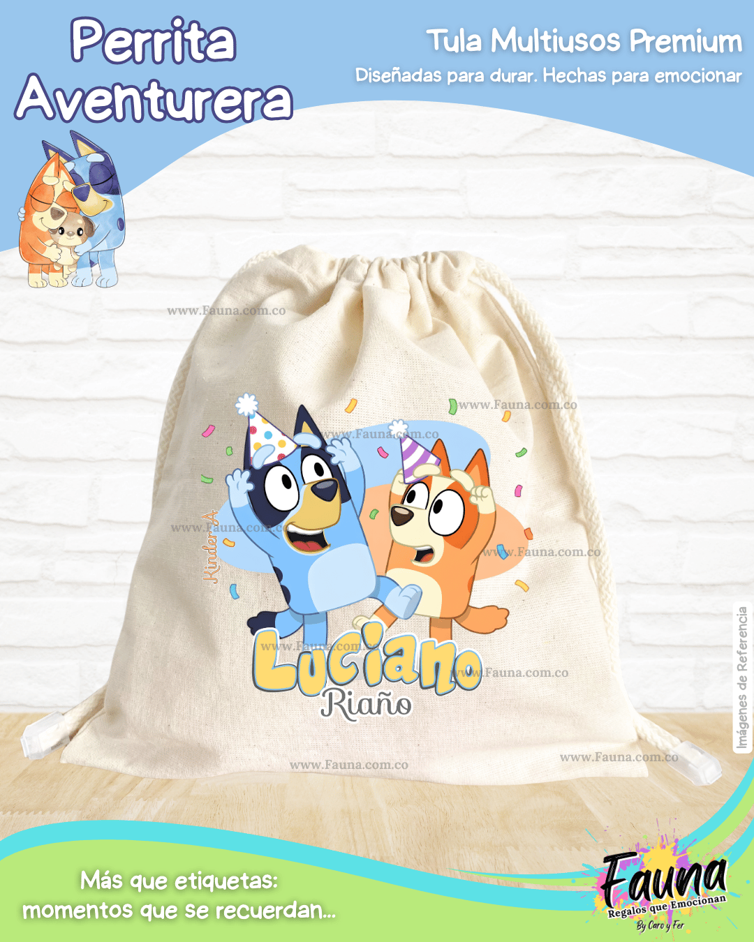 Perrita Aventurera 🐾 - Etiquetas Escolares Premium Personalizadas