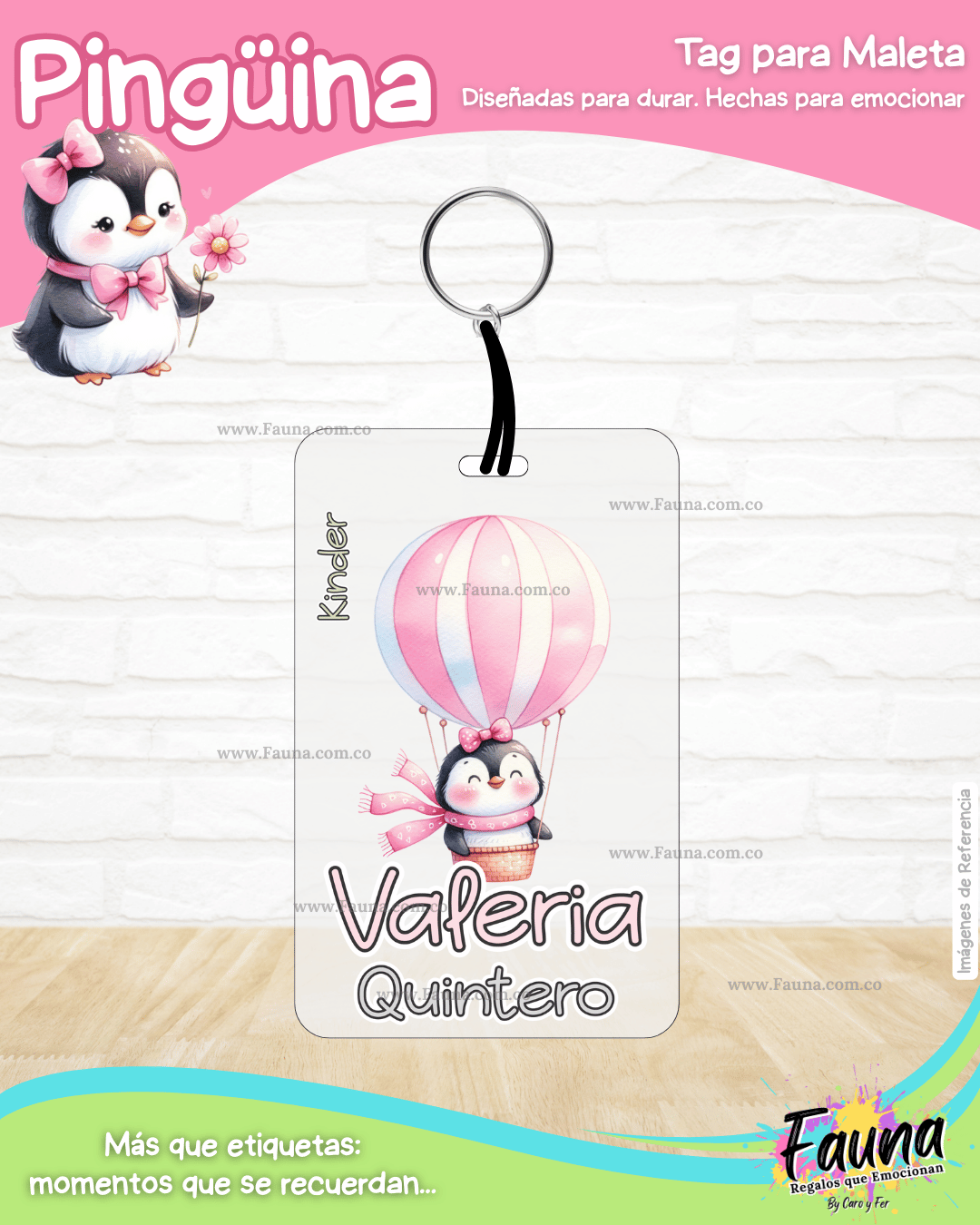 Pingüina 🐧 - Etiquetas Escolares Premium Personalizadas