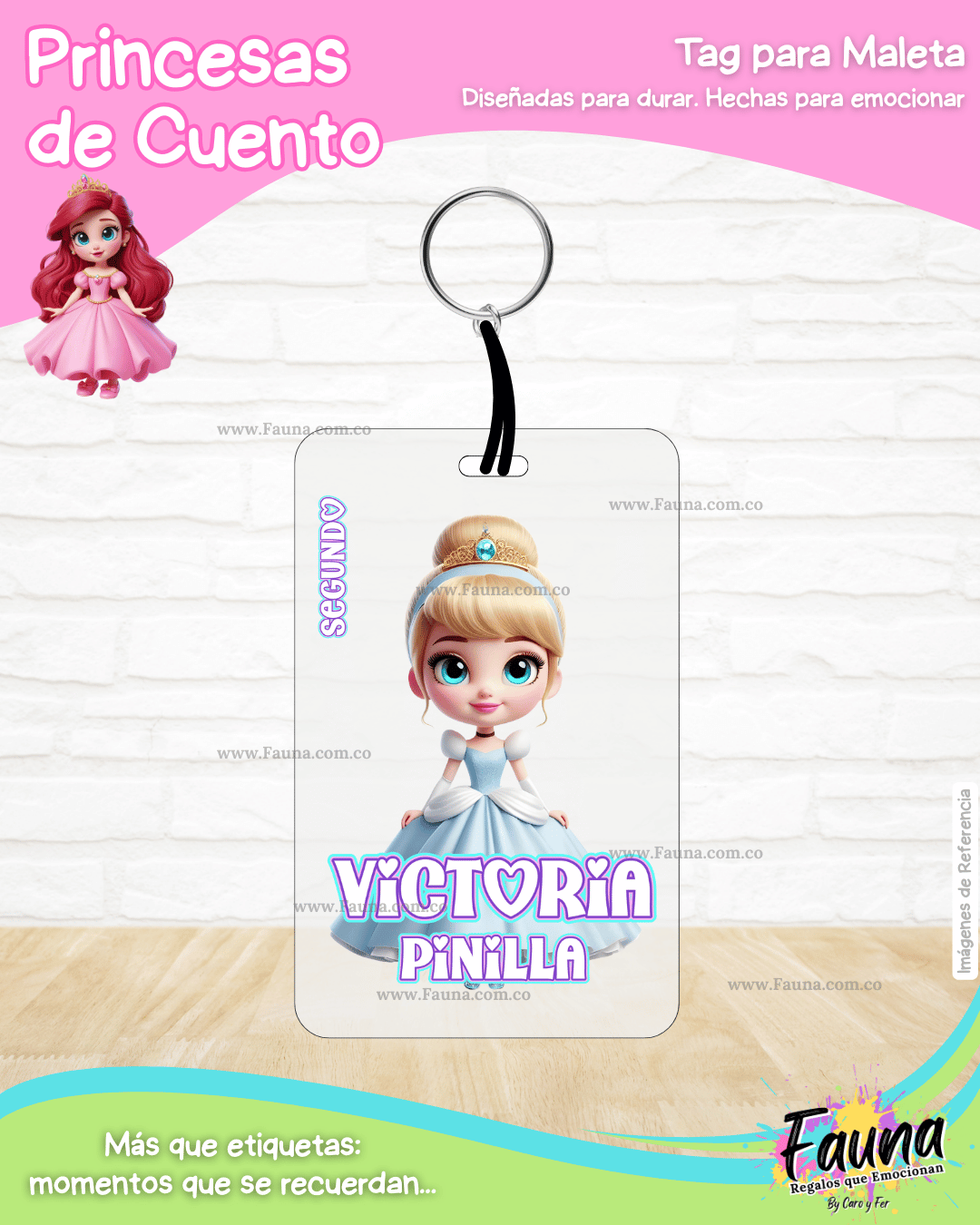 Princesas de Cuento 👑 - Etiquetas Escolares Premium Personalizadas