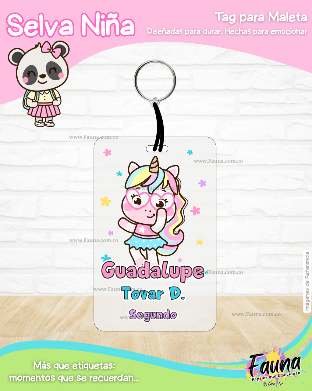 Selva Niña 🌴 - Etiquetas Escolares Premium Personalizadas